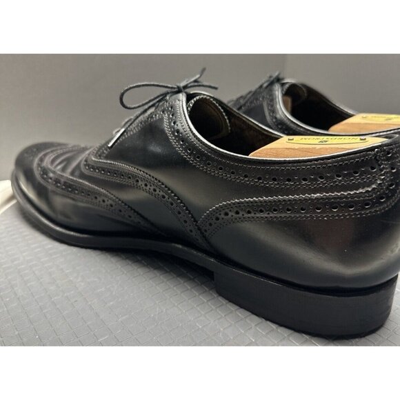 Florsheim Black Men\'s Dress shoes Long Paterned Wingtip Derby Size 13 main image 8
